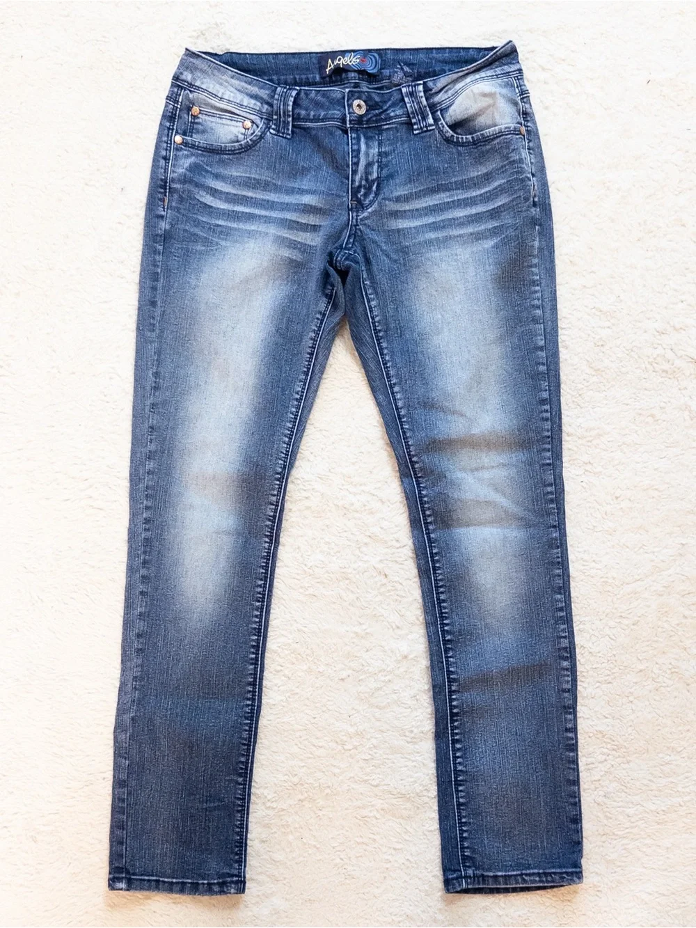 Vintage Y2K Angels Low Rise Bootcut Jeans Size 11